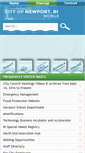 Mobile Screenshot of cityofnewport.com